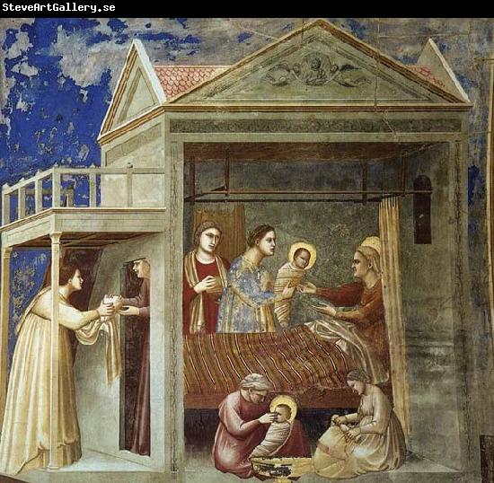 GIOTTO di Bondone The Birth of the Virgin